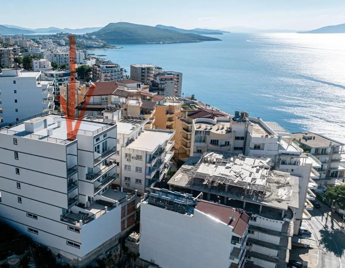 First-One Apartment Riesen Terrasse Mit Meerblick 6 Personen 2U1 Zimmer Sarandë Albanië