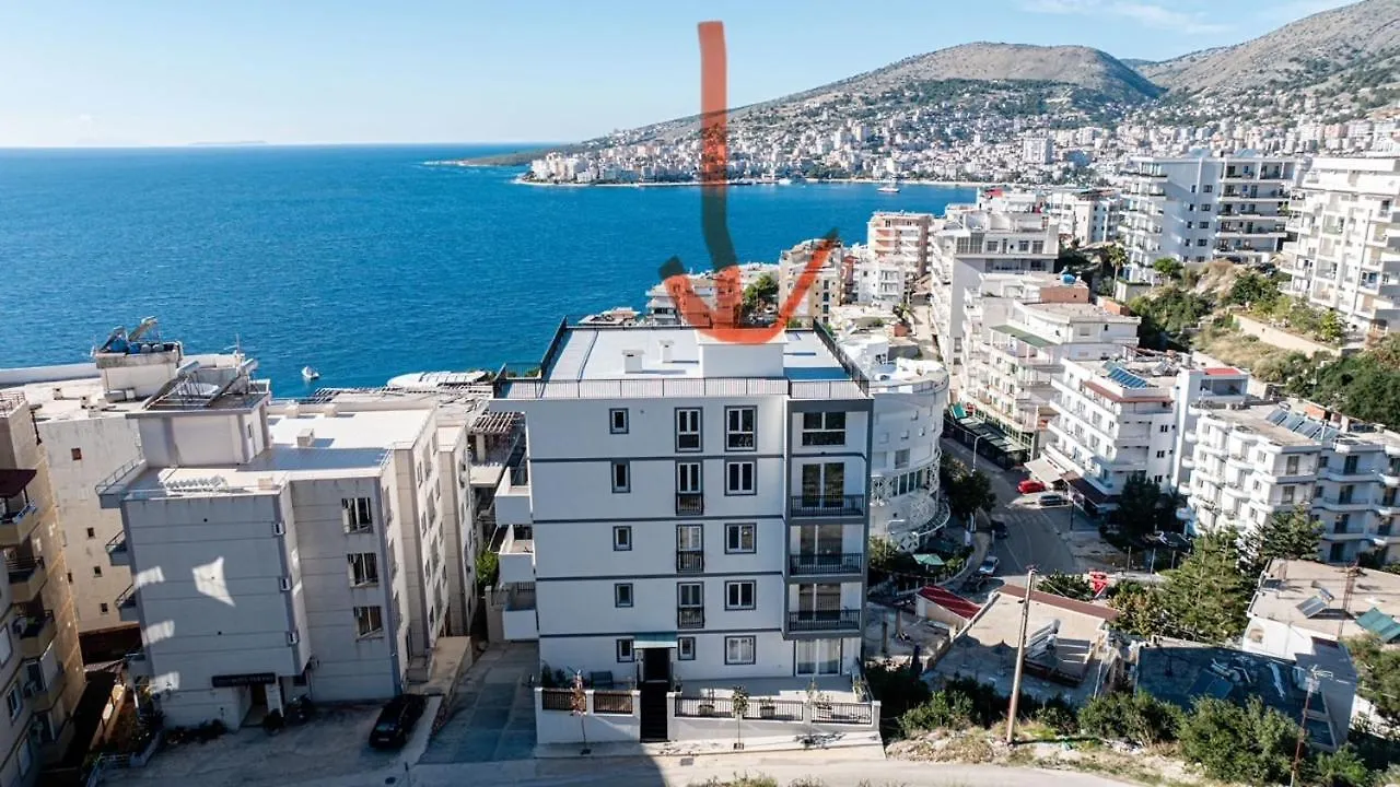 First-One Apartment Riesen Terrasse Mit Meerblick 6 Personen 2U1 Zimmer Sarandë Albanië